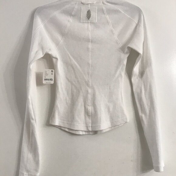 Free People Movement Women's Kick Off Solid Layer in Ivory NWT - Picture 3 of 7